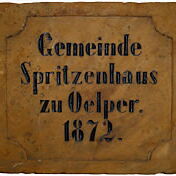 Gedenkstein zum neuerrichteten Spritzenhaus in Ölper