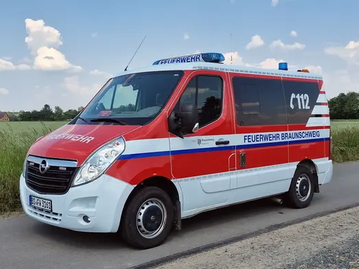 Der Zugtruppkraftwagen der Ortsfeuerwehr Ölper